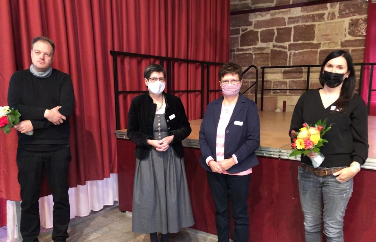 Sebastian Wohlfahrt, Beate Marwede, Christine Fritz und Hanna Freiberg (von links) Sebastian Wohlfahrt, Beate Marwede, Christine Fritz und Hanna Freiberg (von links)