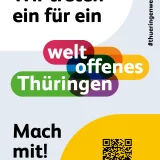 Weltoffenes Thüringen  offizielles Plakat